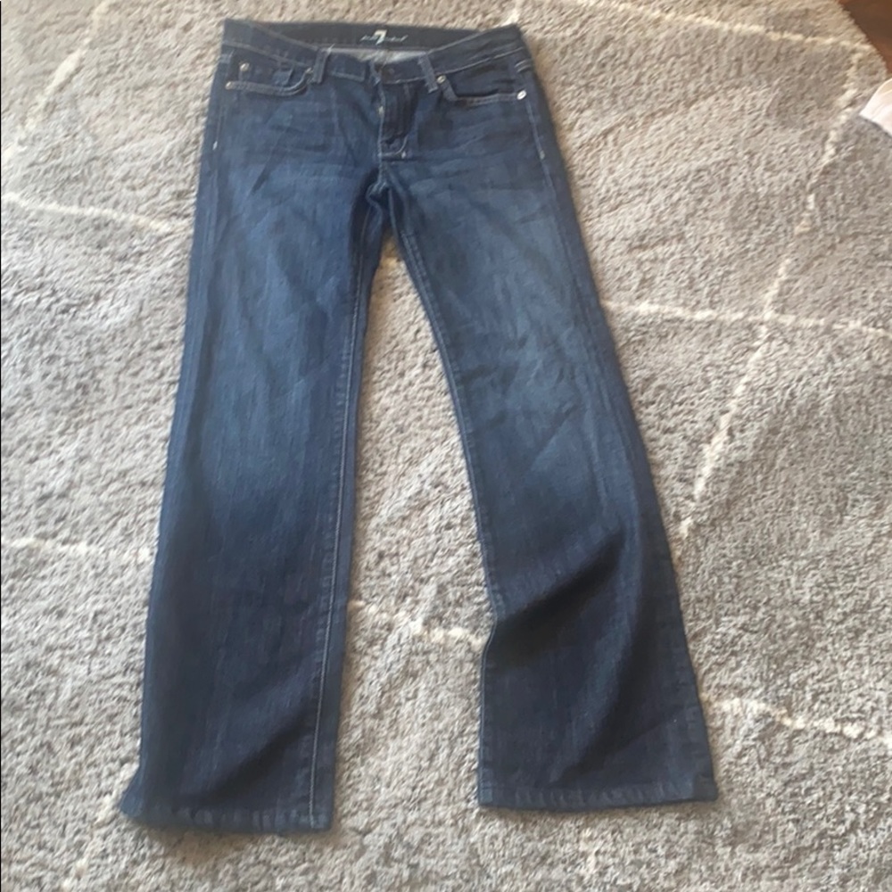 7 For All Mankind Blue Denim Jeans Size 29